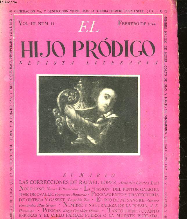 EL HIJO PRODIGO - ANO 2 - VOL 3 N2
