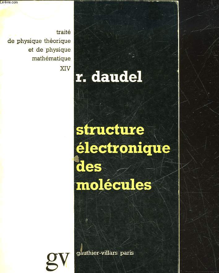 STRUCTURE ELECTRONIQUE DES MOLECULES - 14