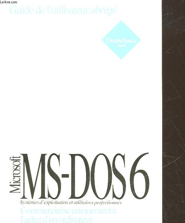 MICROSOFT MS-DOS 6