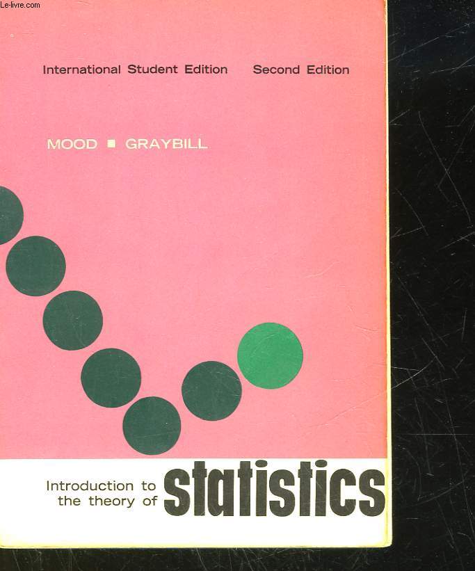 INTRODUCTION TO THE THEORY OF STATISTICS