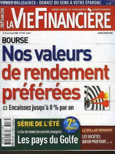 LA VIE FINANCIERE - N 3298