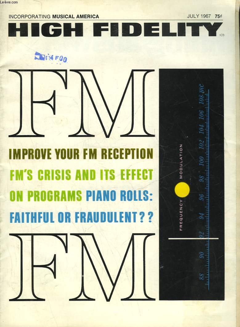 HIGH FIDELITY - VOL 14 - NO 7