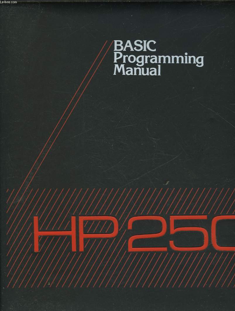 BASIC / 250 PROGRAMMING MANUAL - HAP 250 - SYNTEX REFERENCE HP 250