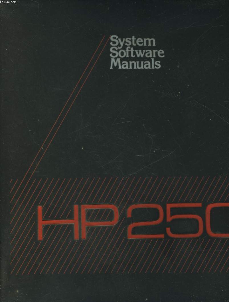 SYSTEM SOFTWARE MANUALS - HP 250