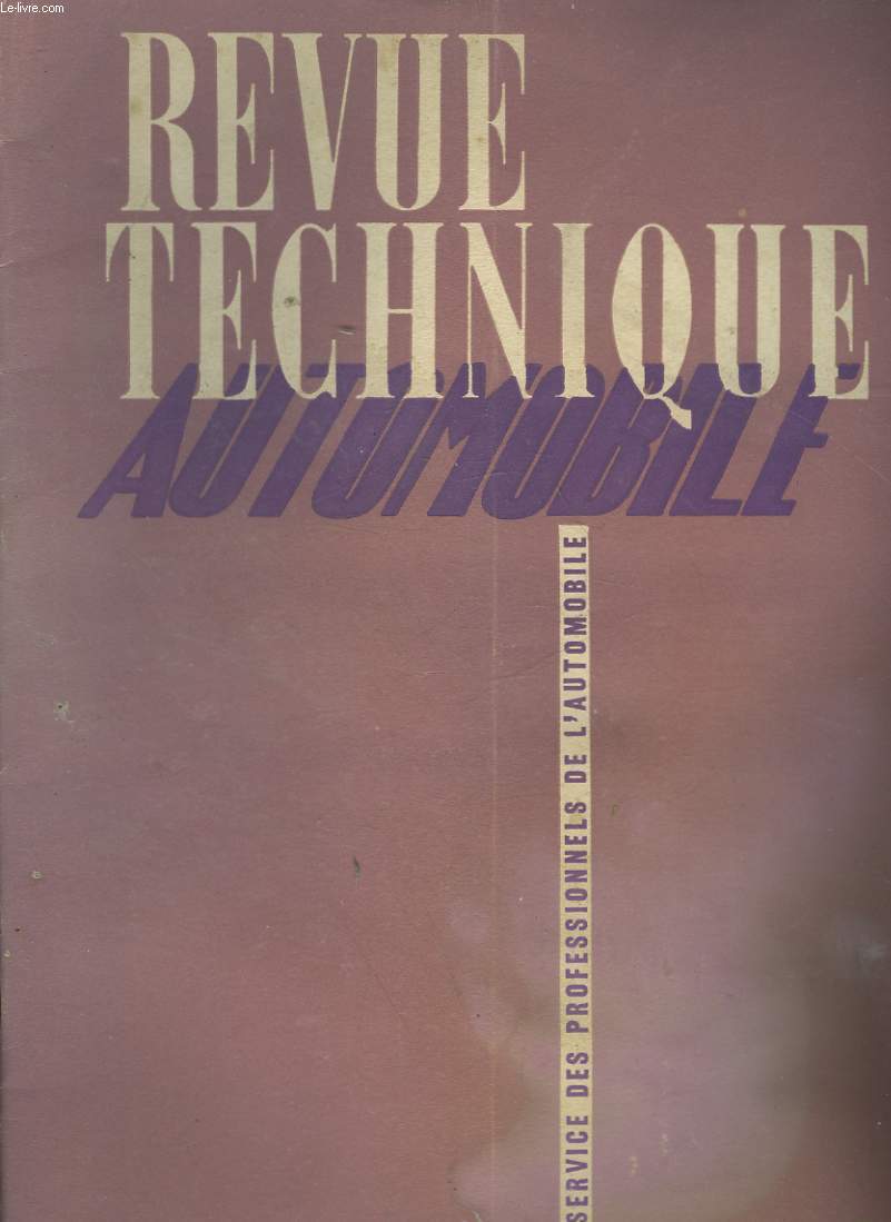 REVUE TECHNIQUE AUTOMOBILE - 2 ANNEE - N20