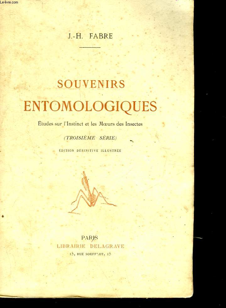 SOUVENIRS ENTOMOLOGIQUES