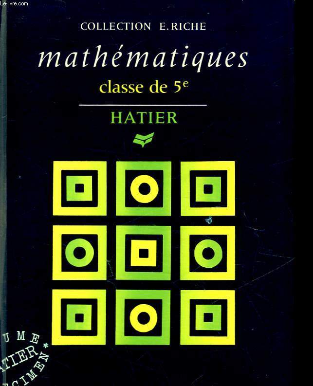 MATHEMATIQUES - CLASSE DE 5