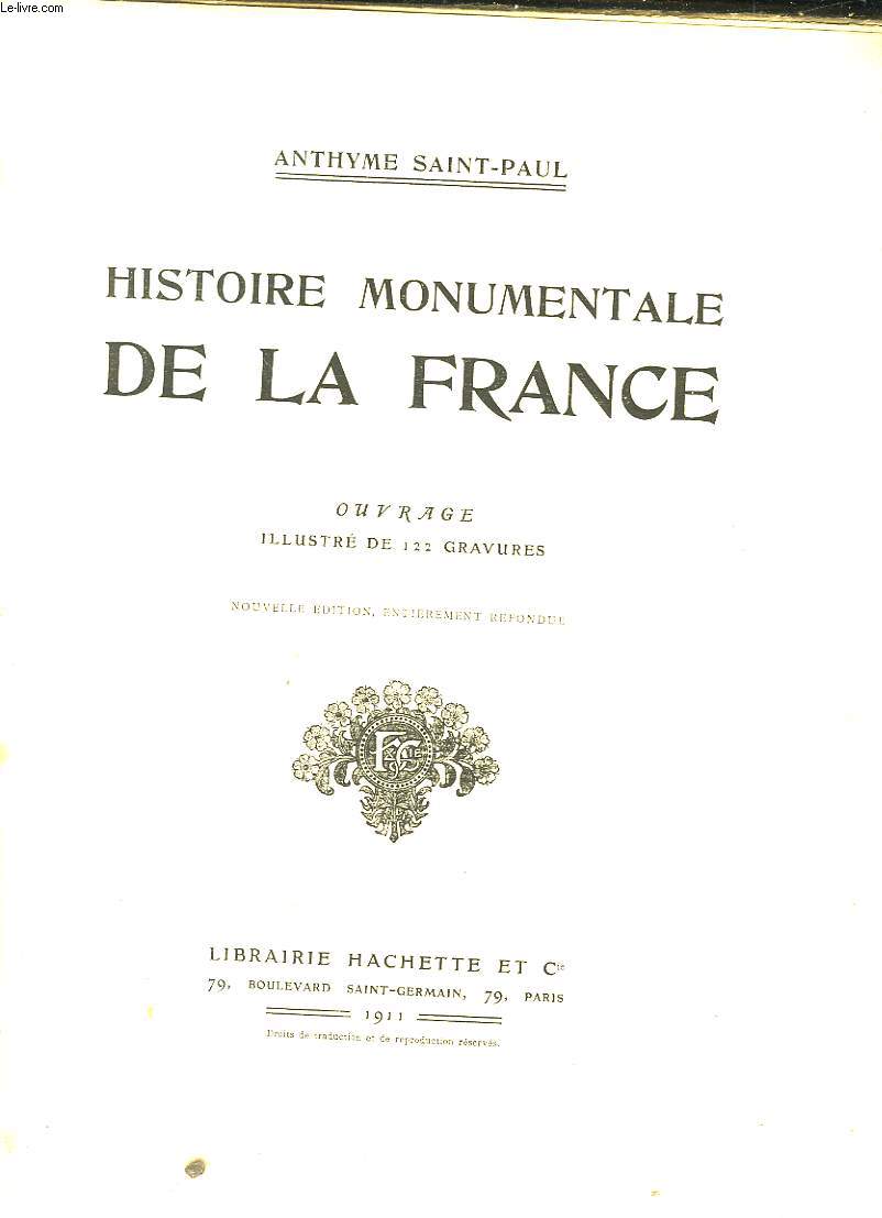 HISTOIRE MONUMENTALE DE LA FRANCE
