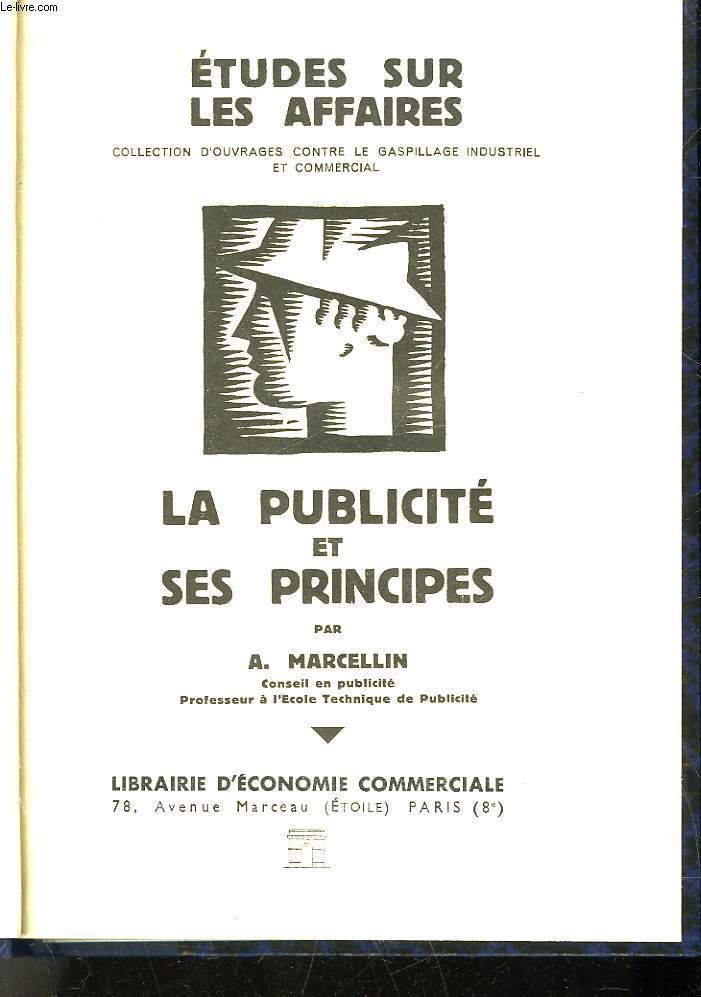 LA PUBLICITE ET SES PRINCIPES