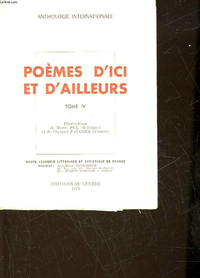 POEMES D'ICI ET D'AILLEURS - TOME 4
