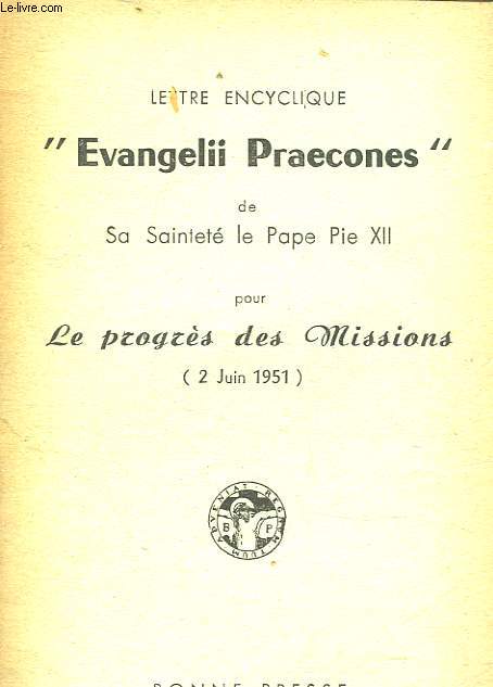 LE PROGRES DES MISSIONS - 2 JUIN 1951