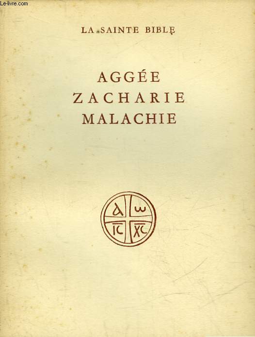 AGGEE, ZACHARIE, MALACHIE