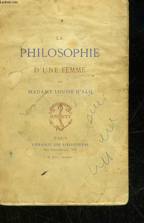 LA PHILOSOPHIE D'UNE FEMME