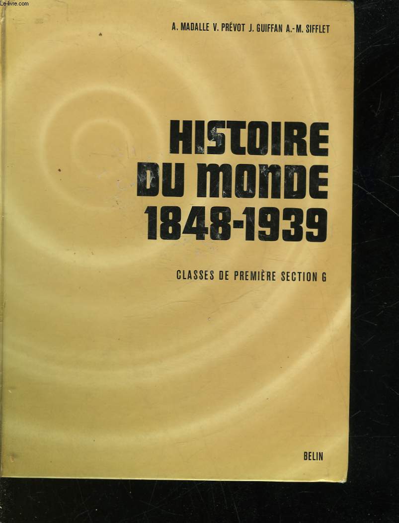HISTOIRE DU MONDE 1848 - 1939