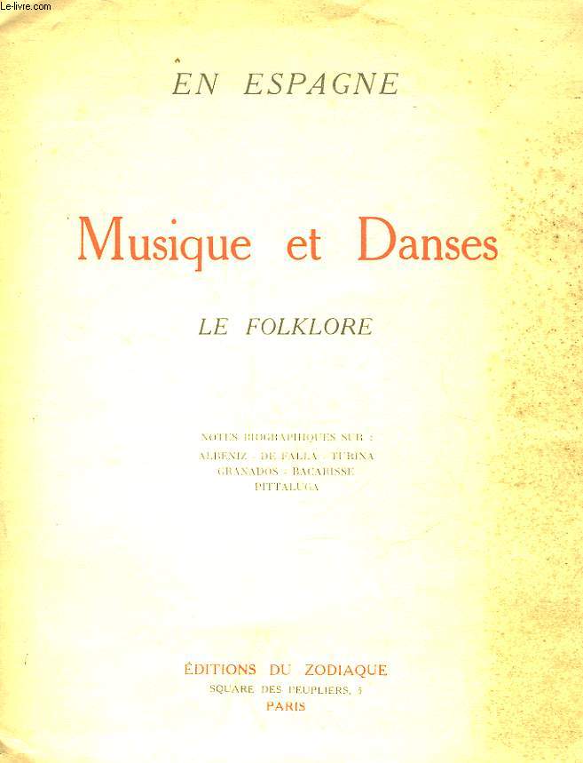 MUSIQUE ET DANSES - LE FOLKLORE