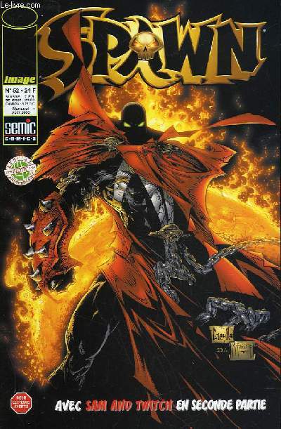 SPAWN N52 - SPAWN 95 : CRACKS IN THE FOUNDATION / LA DALLE DE SABLE - SAM & TWITCH 8 : UDAKU 8/8