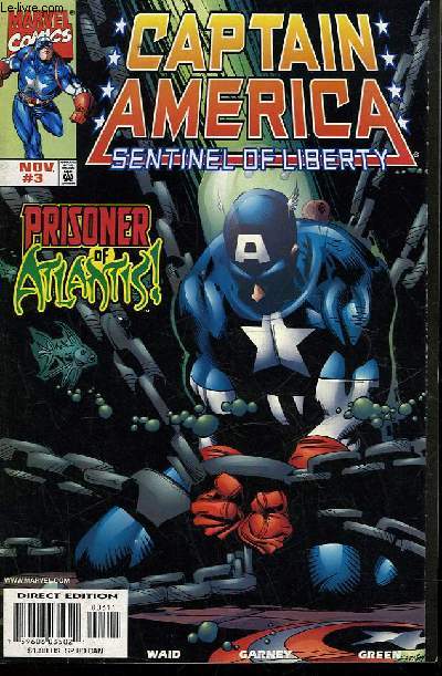 CAPITAIN AMERICA THE SENTINEL OF LIBERTY - VOL 1 - N3 - PISONER OF ATLANTIS!
