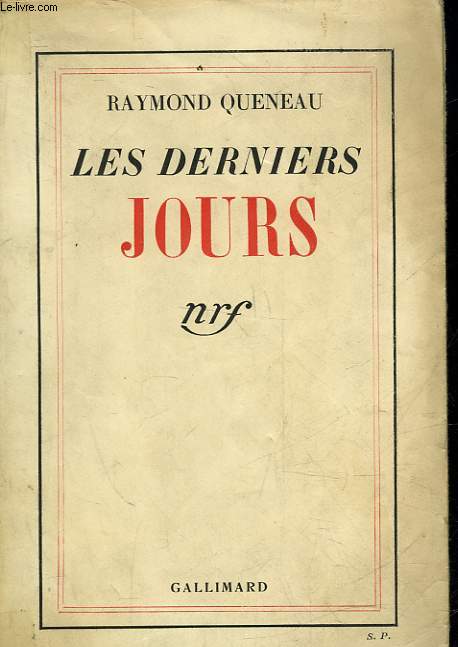 LES DERNIERS JOURS