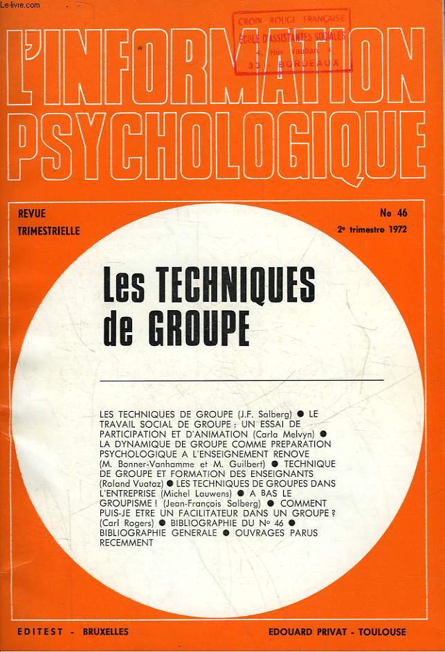 L'INFORMATION PSYCHOLOGIQUE - 12° ANNEE - N°46