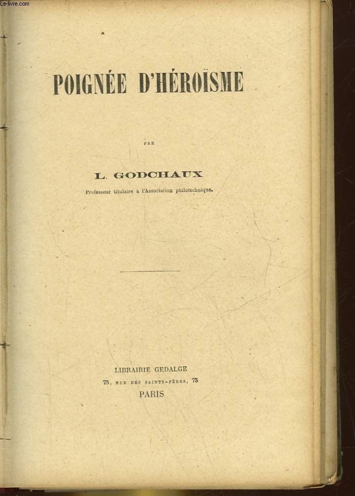 POIGNEE D'HEROISME