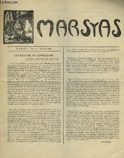 MARSYAS - 3 ANNEE - N 27
