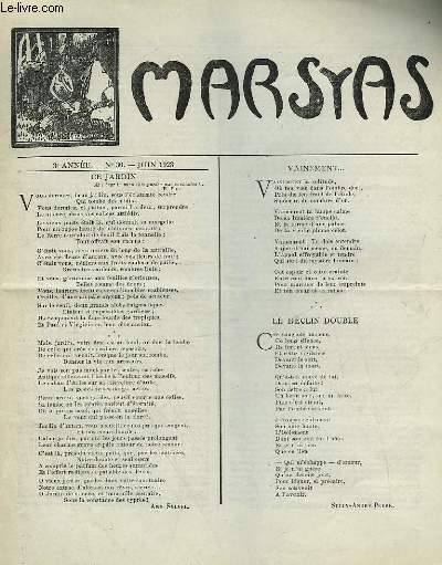 MARSYAS - 3 ANNEE - N 30