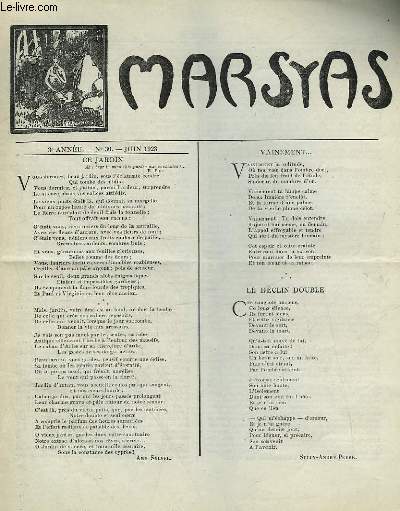 MARSYAS - 3 ANNEE - N 30