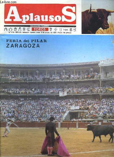 APLAUSOS - N576 - FERIA DEL PILAR ZARAGOZA