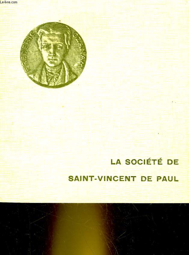 LA SOCIETE DE SAINT-VINCENT DE PAUL