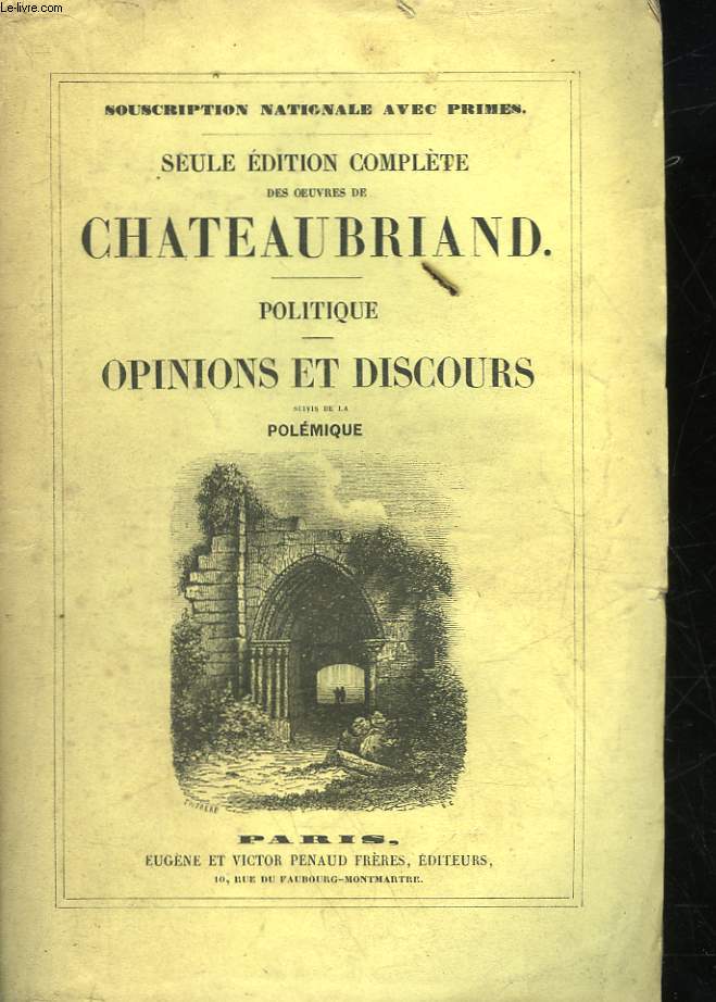 POLITIQUE - OPINIONS ET DISCOURS SUIVIS DE LA POLEMIQUE