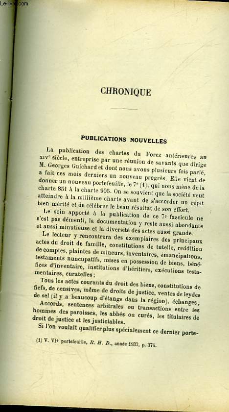 CHRONIQUES - NECROLOGIE : M. FERNAND DESSERTEAUX