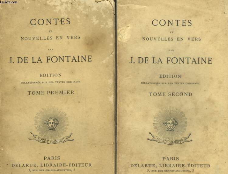 CONTES ET NOUVELLES EN VERS - 2 TOMES