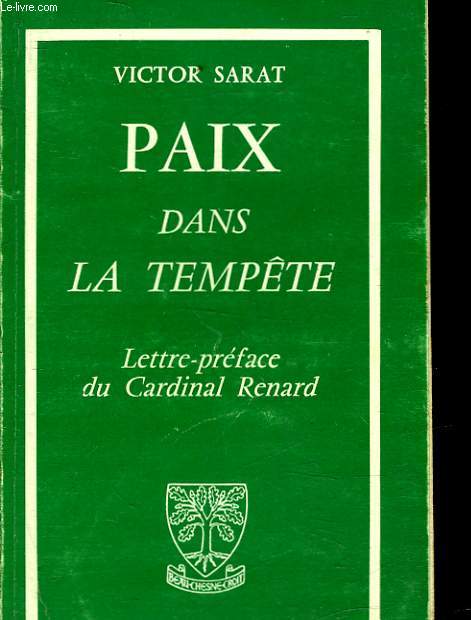PAIX DANS LA TEMPETE