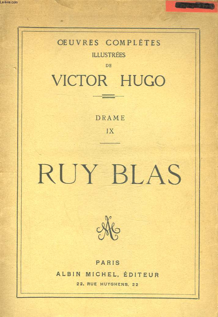 RUY BLAS - DRAME 9
