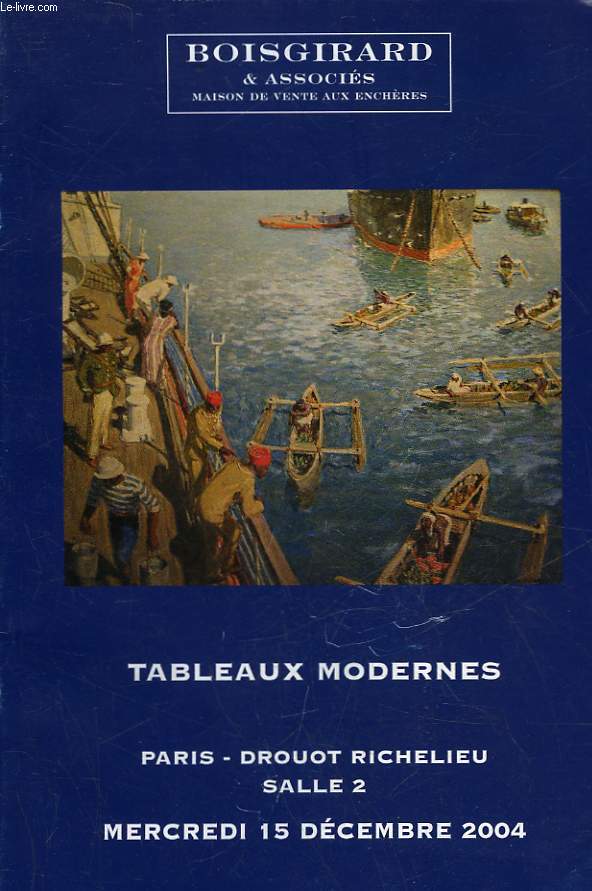 CATALOGUE DE VENTES - TABLEAUX MODERNES