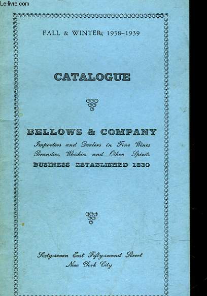 CATALOGUE - BELLOW & COMPANY