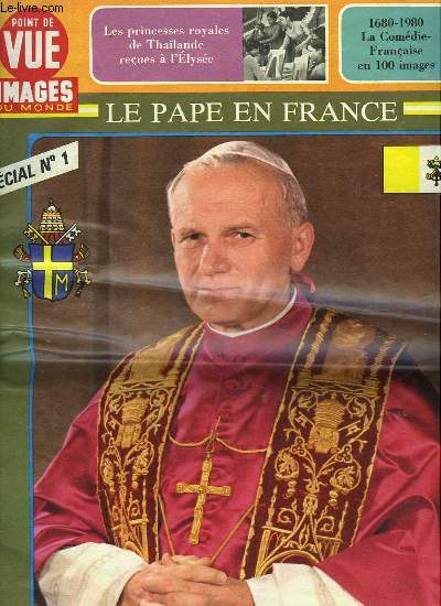 POINT DE VUE IMAGE DU MONDE - 30 ANNEE - N1661 - SPECIAL N1 - LE PAPE EN FRANCE