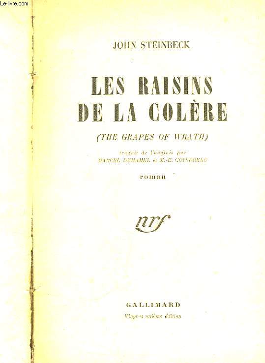 LES RAISINS DE LA COLERE - THE GRAPES OF WRATH