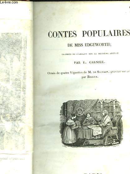 CONTES POPULAIRES DE MISS EDGEWORTH