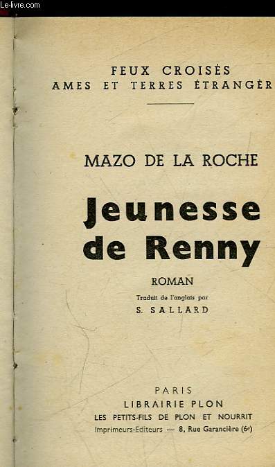 JEUNESSE DE RENNY