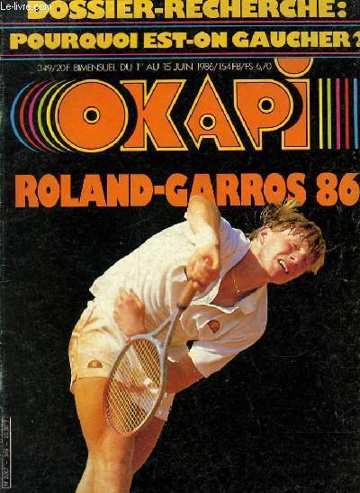 OKAPI - ROLAND -GARROS 86 - N349