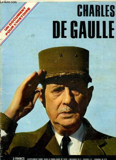 CHARLES DE GAULLE - N°3474
