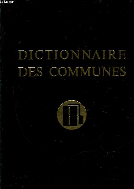 DICTIONNAIRE DES COMMUNES