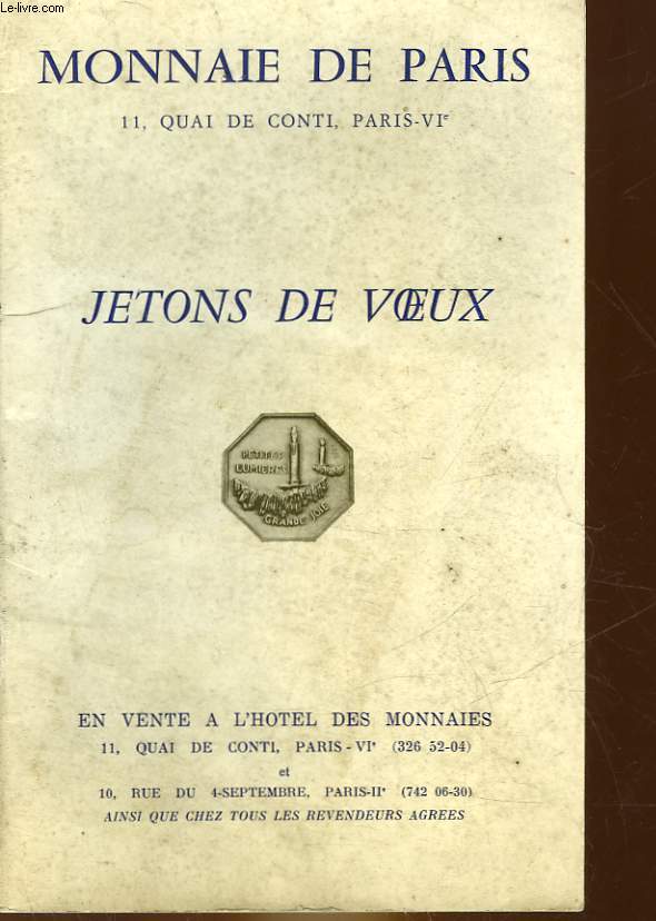 JETONS DE VOEUX