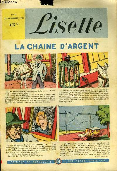 LISETTE - 32 ANNEE - N47 - LA CHAINE D'ARGENT