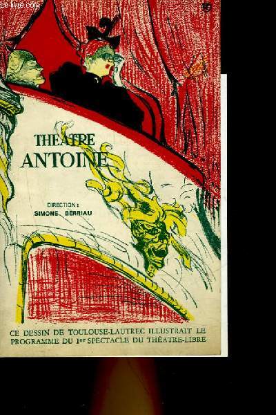 1 PROGRAMME - THEATRE ANTOINE - L'IDIOTIE