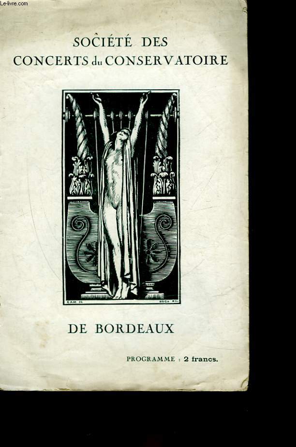 1 PROGRAMME - GRAND THEATRE DE BORDEAUX - FESTIVAL BACH-FRANCK
