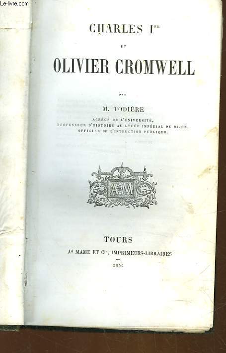 CHARLES 1 ET OLIVIER CROMWELL