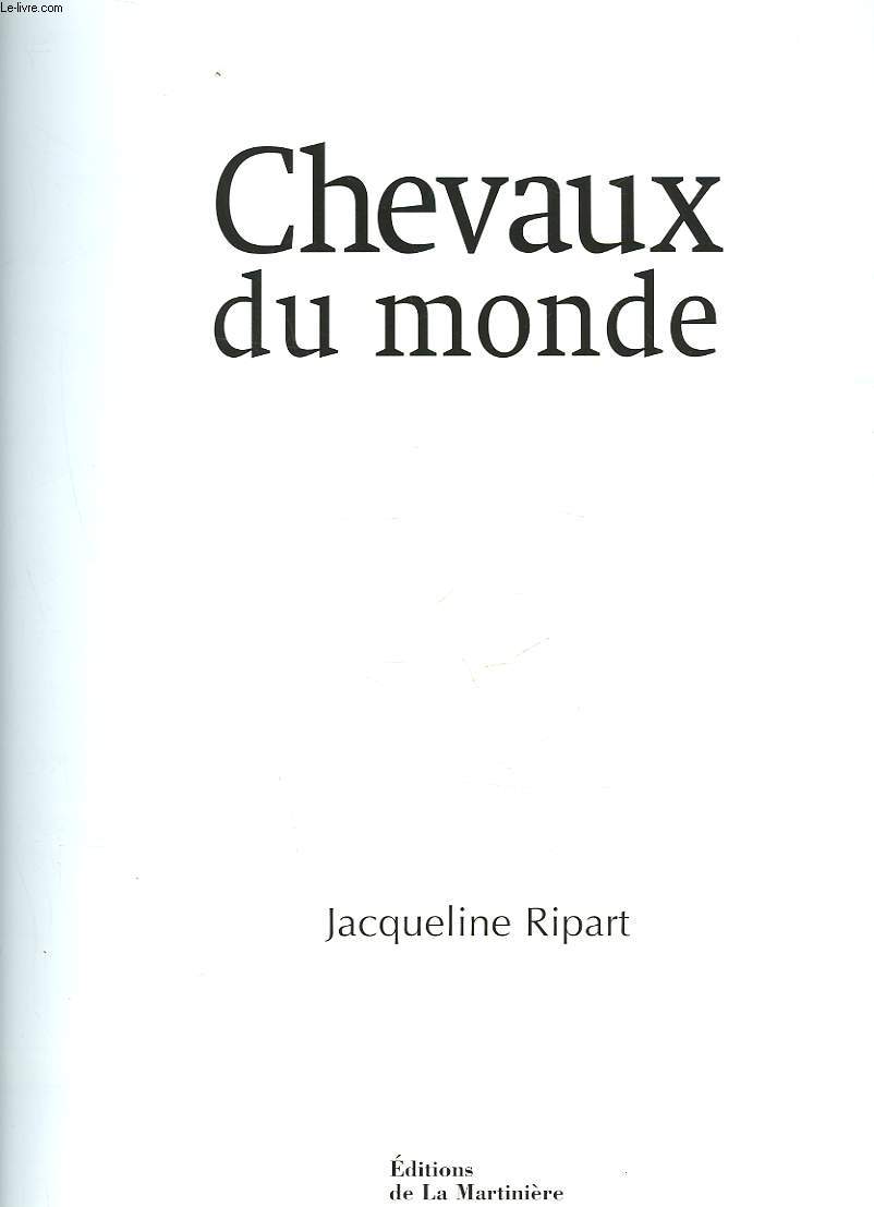 CHEVAUX DU MONDE