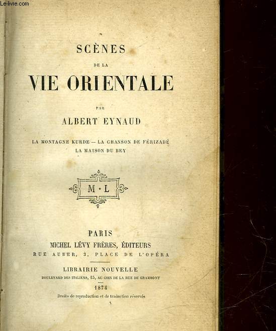 SCENES DE LA VIE ORIENTALE